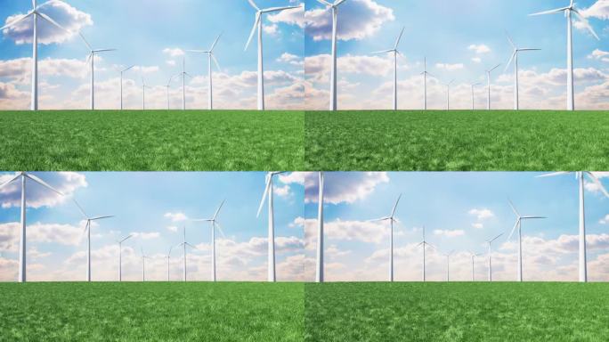 风力发电风车发电新能源