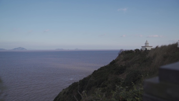 实拍 海岛 海平面