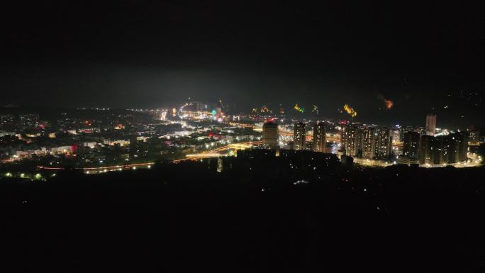 贵州黄平县夜景