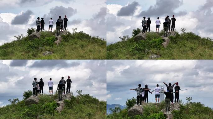 香港鸡公岭高山草原云海