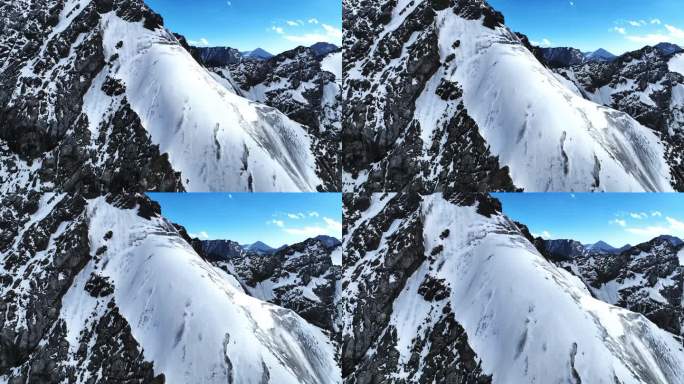 北疆天山山脉雪山
