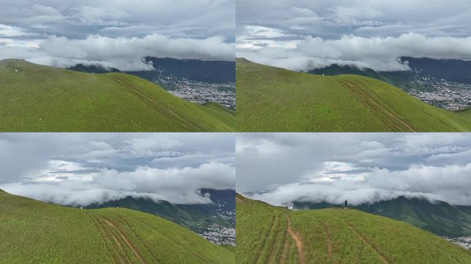 香港鸡公岭高山草原云海