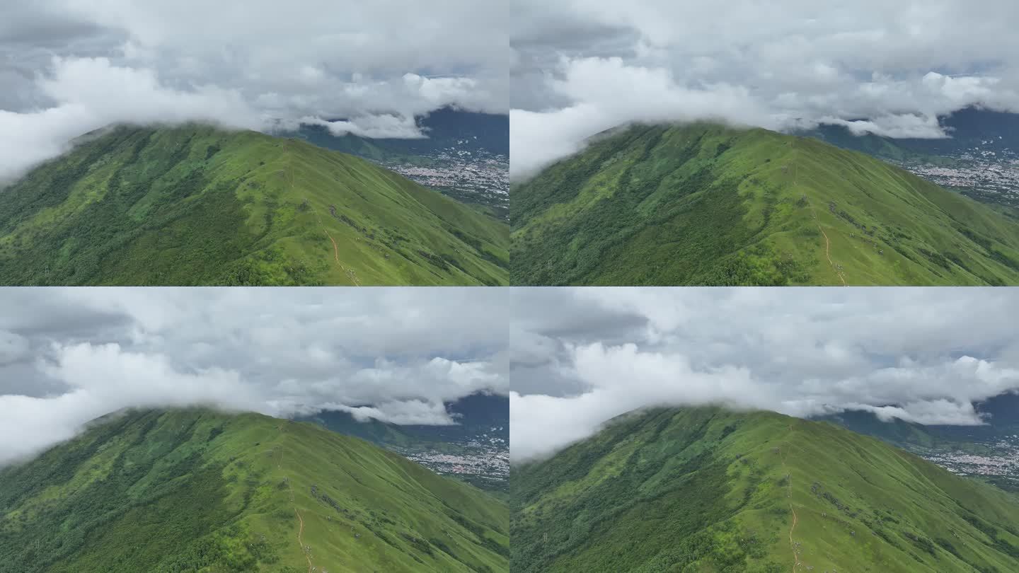 香港鸡公岭高山草原云海