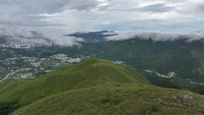 香港鸡公岭高山草原云海