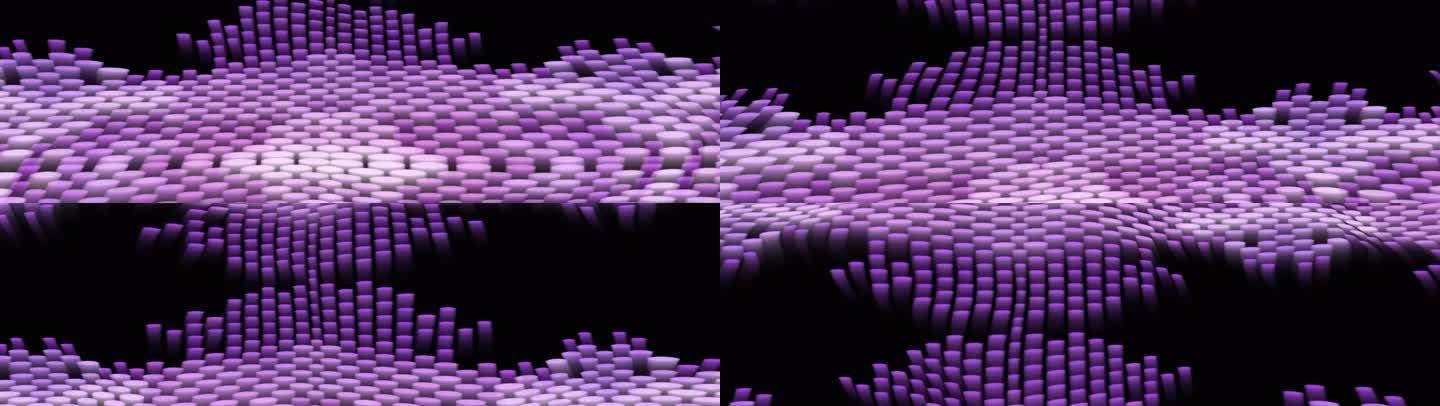 8K宽屏抽象艺术粒子生长动感视觉投影12