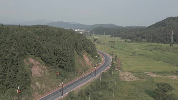 宜丰县同安乡574县道现代化乡村道路