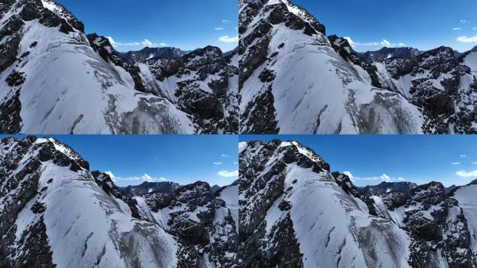 北疆天山山脉雪山