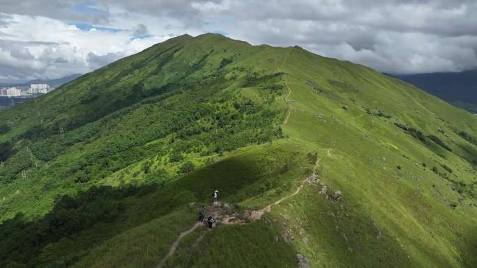 香港鸡公岭高山草原云海