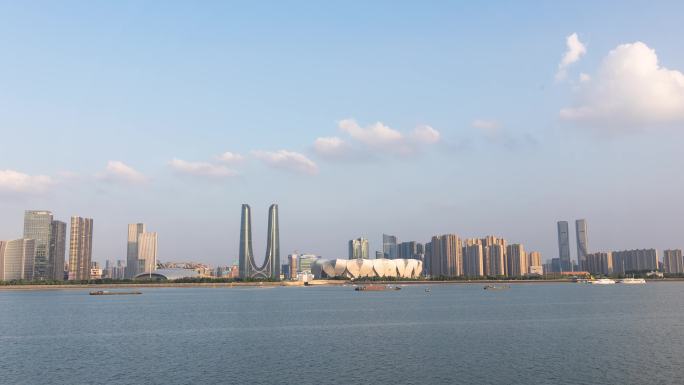 杭州亚运会 奥体博览城 主场馆 延时摄影