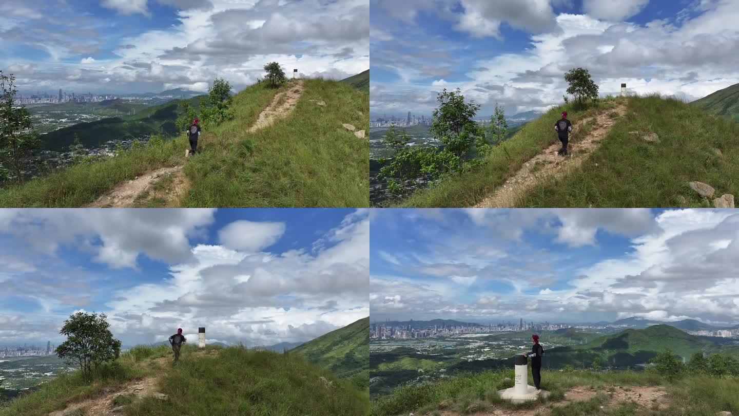 香港鸡公岭高山草原云海