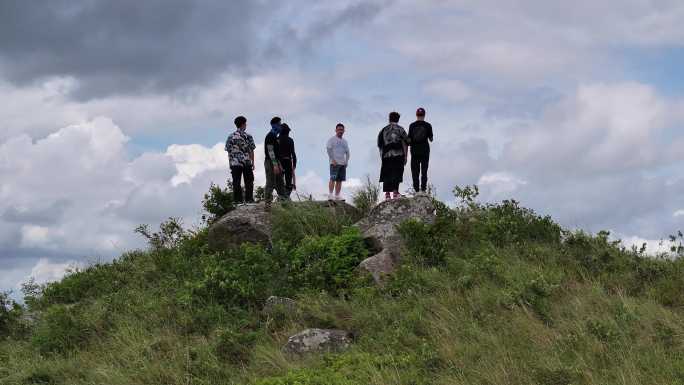 香港鸡公岭高山草原云海