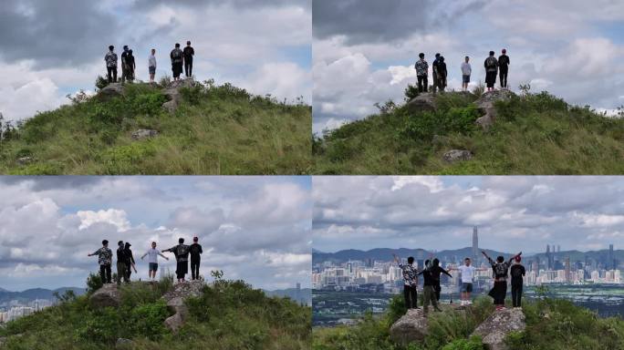 香港鸡公岭高山草原云海