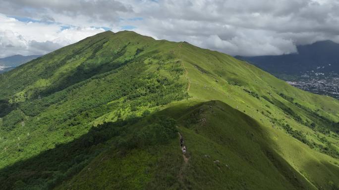 香港鸡公岭高山草原云海