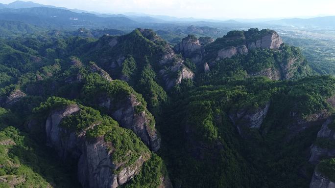 福建 龙岩 冠豸山 竹安寨 青山绿水