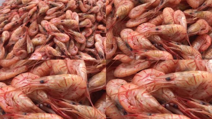 小河虾 煮熟 变红色