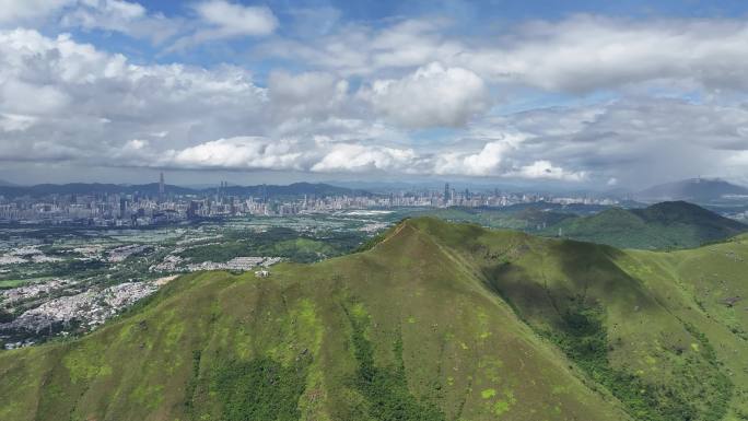 香港鸡公岭高山草原云海