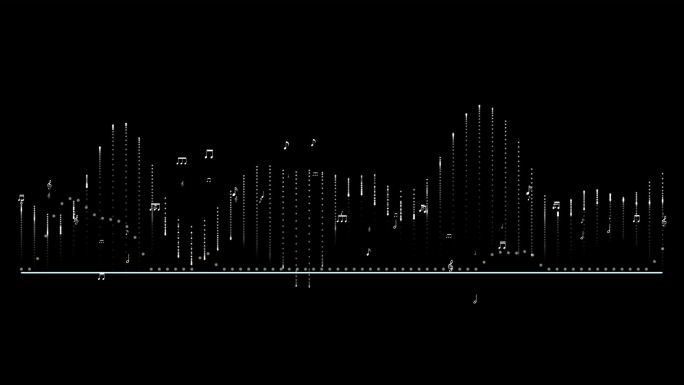 【透明通道】音频声波波浪线06