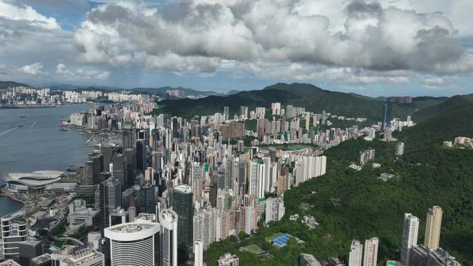 香港大景航拍4k视频