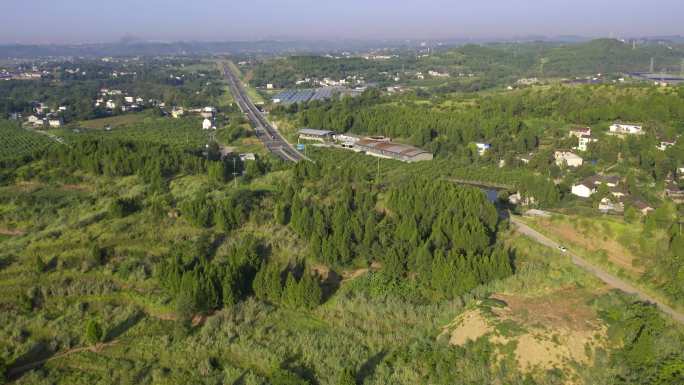 航拍乡村公路