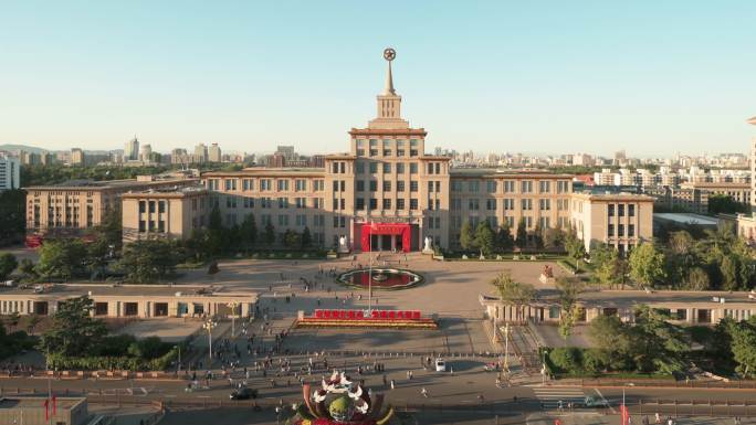 下午时间国庆节日期间的北京军事博物馆