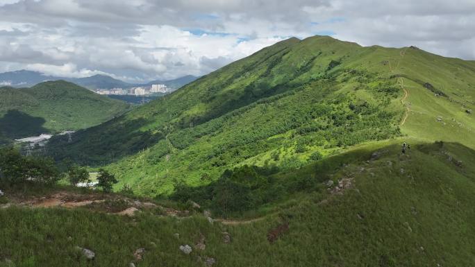 香港鸡公岭高山草原云海