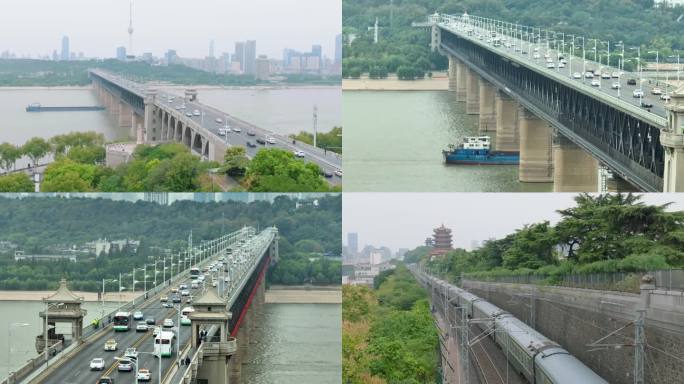武汉城市交通航拍