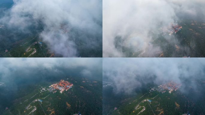 白马寺 白马禅寺 晋城城区 云海 延时