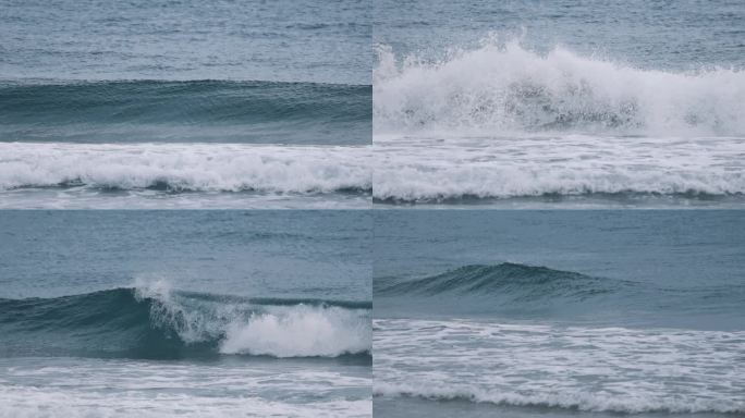 海洋浪花飞溅升格慢镜头