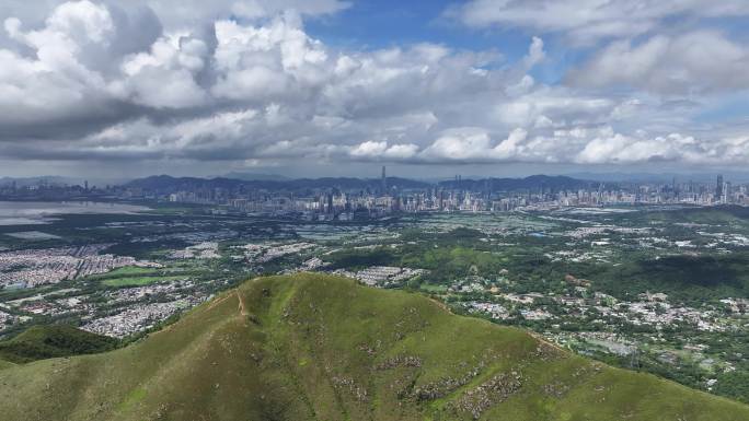 香港鸡公岭高山草原云海