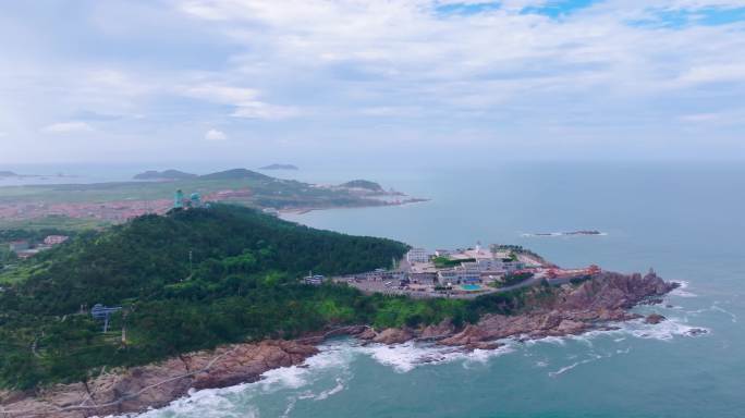 山东省荣成市成山头风景区航拍