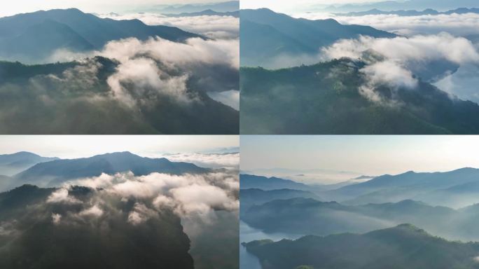 壮美山河 皖南云海 水墨山水风景