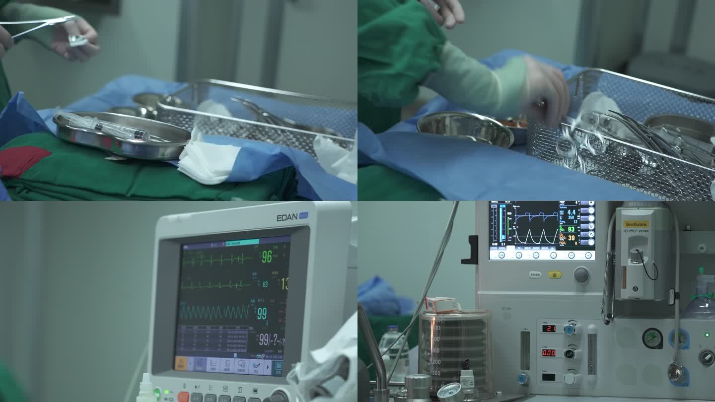 医院手术手术室做手术视频合集