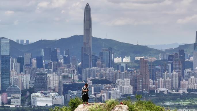 香港鸡公岭高山草原云海