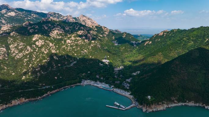 青岛崂山太清宫航拍延时