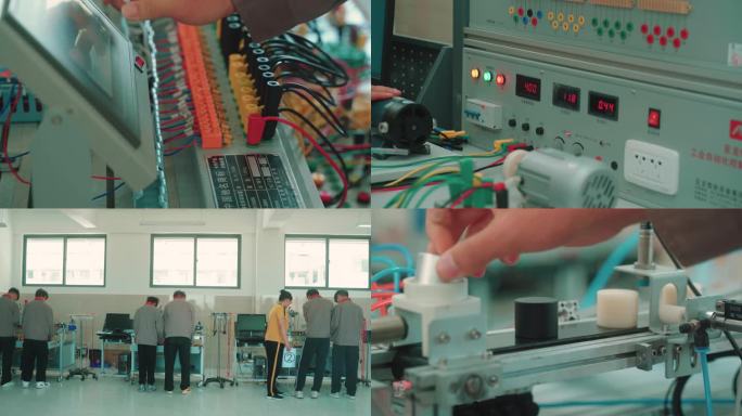 自动化实践生产车间 技术人员 工业自动化