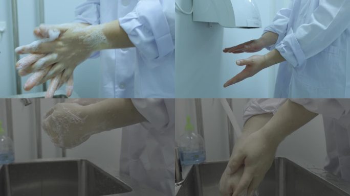 进实验室前洗手消毒