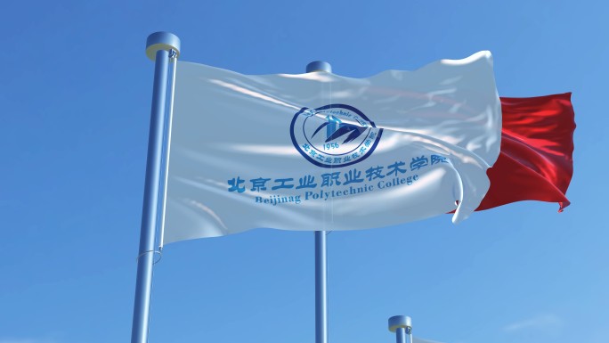 北京工业职业技术学院旗帜