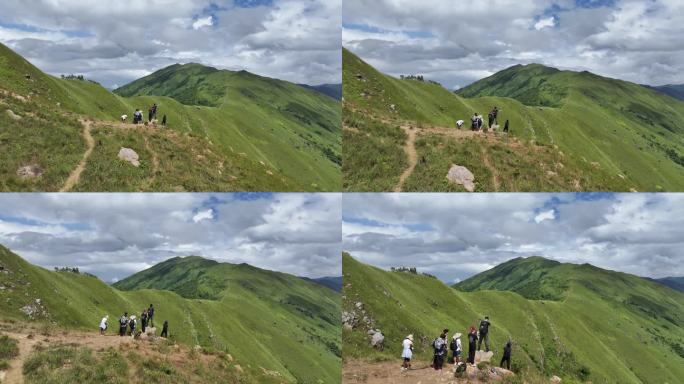 香港鸡公岭高山草原云海