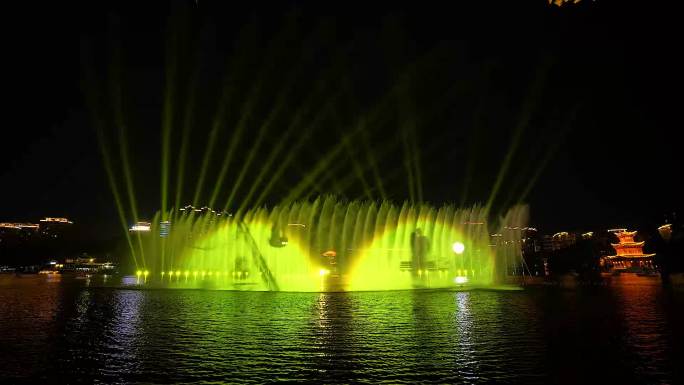 郴州北湖公园灯光秀完整版