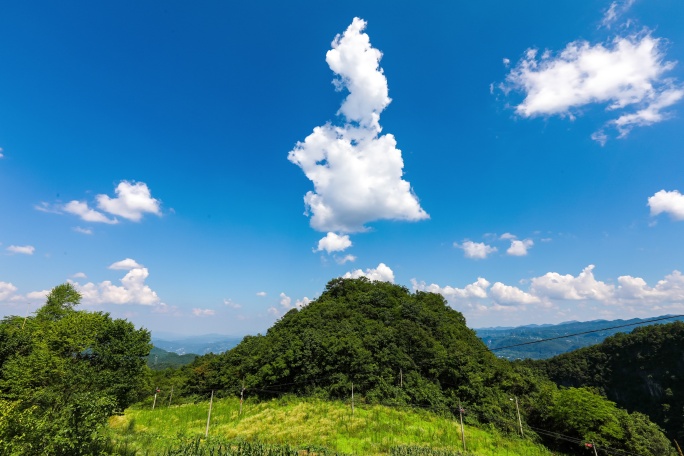 天空云端 阳光光芒 山云延时 通用镜头