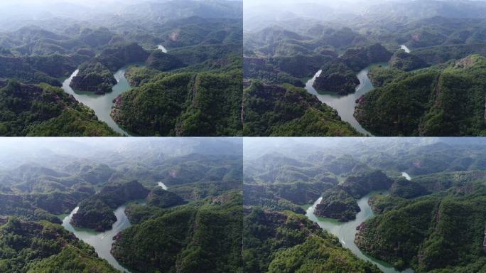 福建 龙岩 冠豸山 客家神山 九龙湖