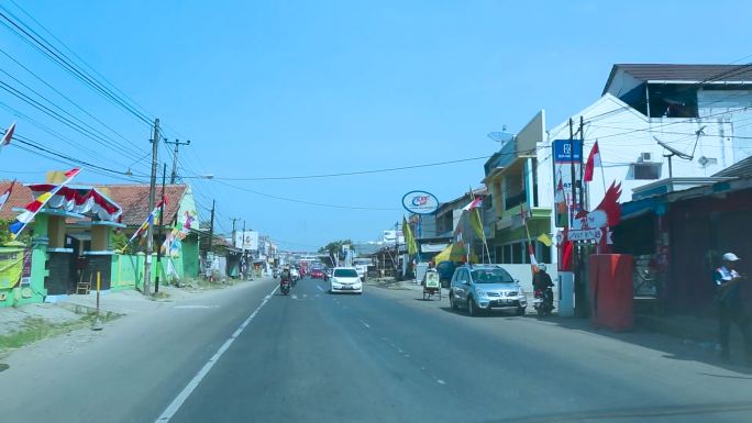 东南亚、印尼街道、印尼道路