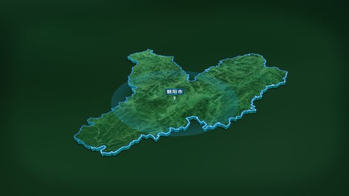4K大气辽宁省鞍山市面积人口基本信息展示