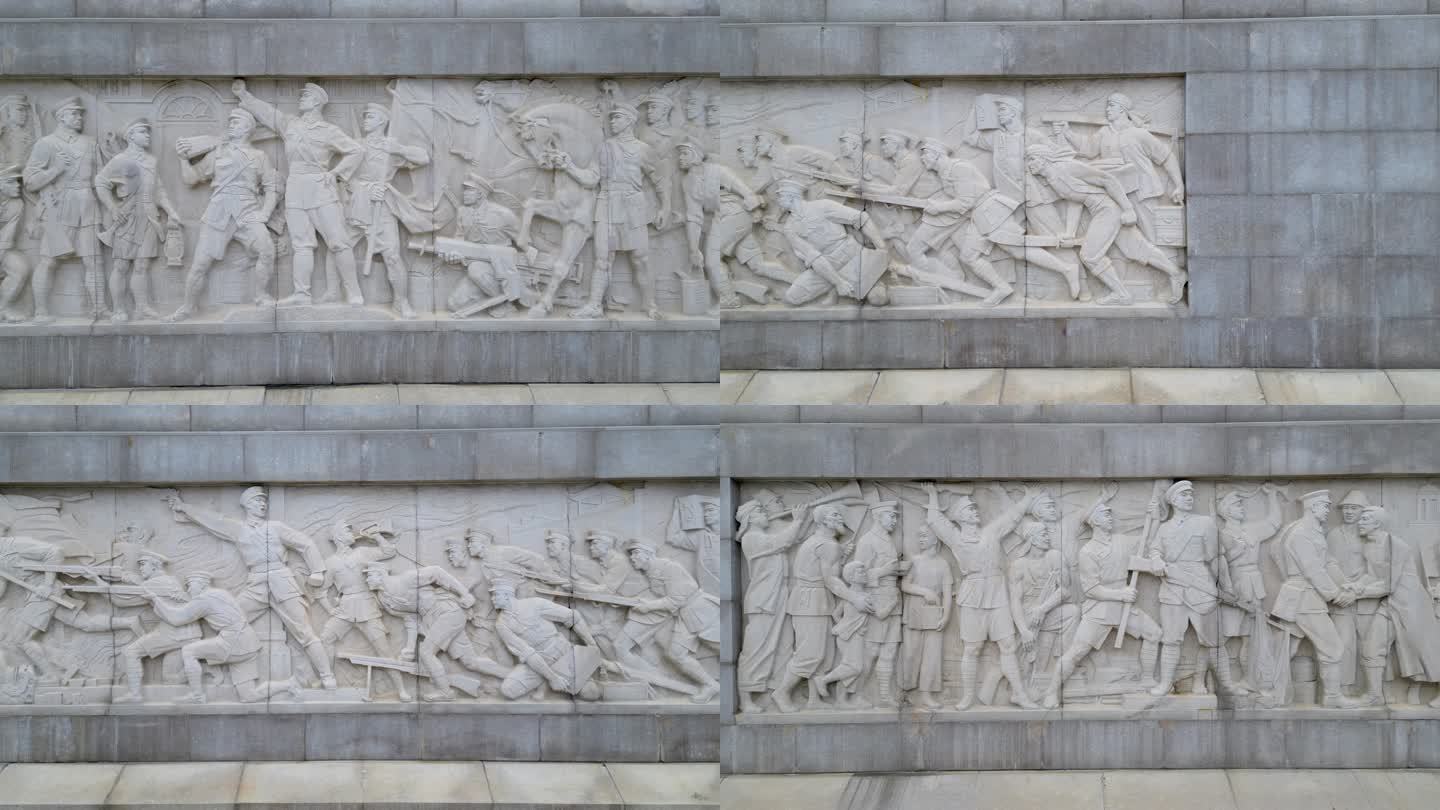 八一南昌起义纪念塔 南昌起义三幅大型浮雕