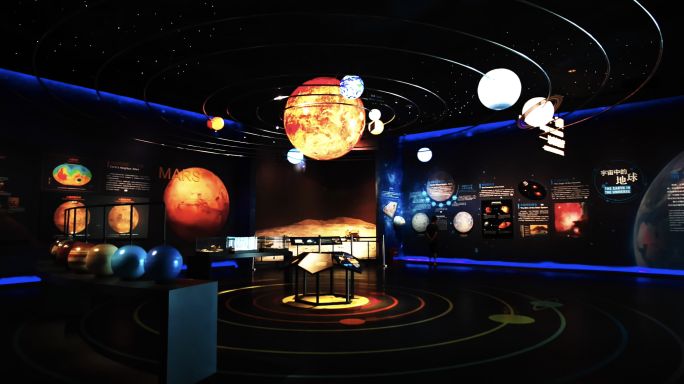 太阳系九大行星模型