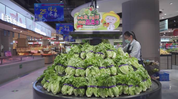 绿色有机蔬菜   超市的蔬菜  蔬菜