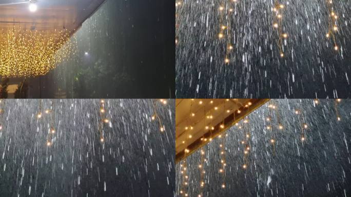 雨丝雨夜下雨雨丝大雨倾盆瓢泼大雨瓢泼大雨