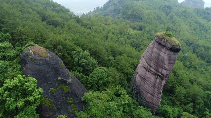 青山绿水 福建龙岩 冠豸山 神山 长寿亭