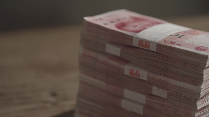 【4K实拍】数钱+人民币多角度实拍素材