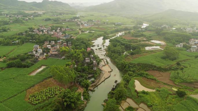 乡村河流自然风景